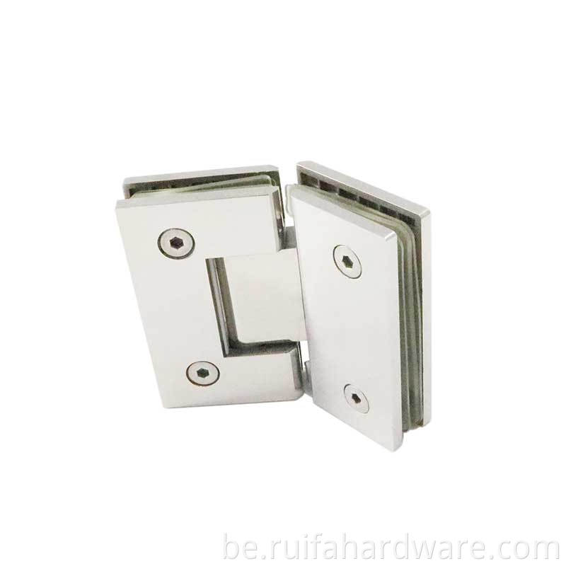 Бескаркасныя шарніры для дзвярэй для душа (6) Frameless Glass Shower Door Hinges (6)